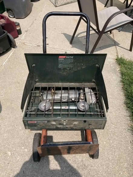 Photo of free Coleman Dual Fuel camp fire stove (Garden City) #2