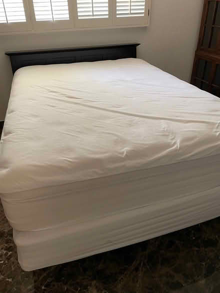Photo of free Queen bed/ box frame / headboard (Papago Park Heritage estates) #1