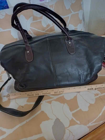 Photo of free Leather travel bag (Haverford, PA 19041) #1