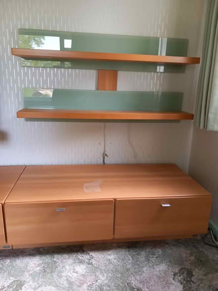 Photo of free TV stands/draw sets + shelves (Bordon) #1