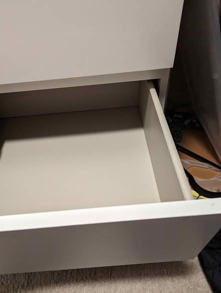 Photo of free Vertical White Ikea Malm Dresser (92 X 101) #2