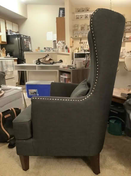 Photo of free High back armchair (Ypsilanti,byEllsworth&Mich Ave) #1