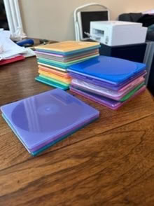 Photo of free Plastic Colored CD Holders (Beacon Hill) #2