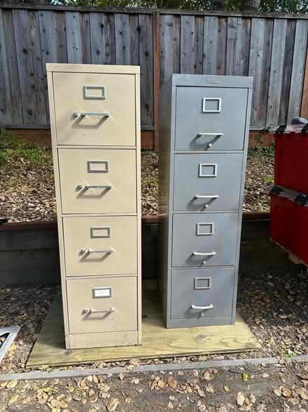 Photo of free Two classic archive cabinets (San Mateo/Belmont area) #1