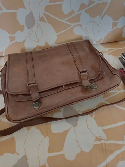 Photo of free Leather messenger bag (Haverford, PA 19041) #3