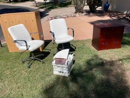 Photo of free Dressers chairs tables cabinets (Papago Park Heritage estates) #2