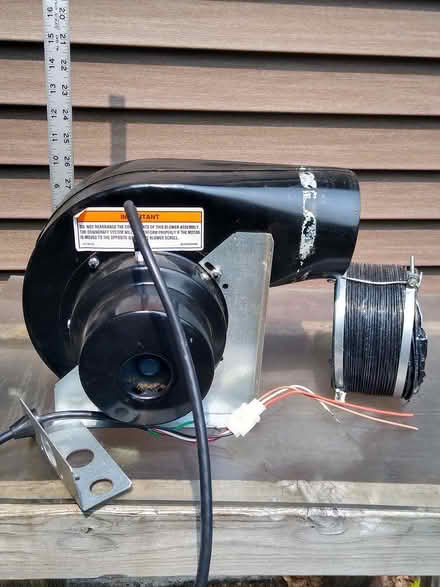 Photo of free 120 volt fan assembly (Near Caughdenoy) #1