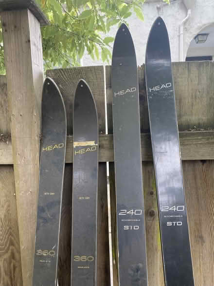 Photo of free antique downhill skis (Berkeley) #1