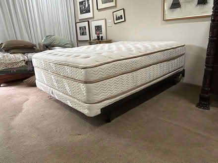 Photo of free Mattress and stand (Hillsborough) #2