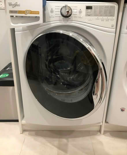 Photo of free White melamine laundry pedestals (Los Altos) #2