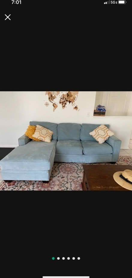 Photo of free Couch and Pillows (Agave) #1