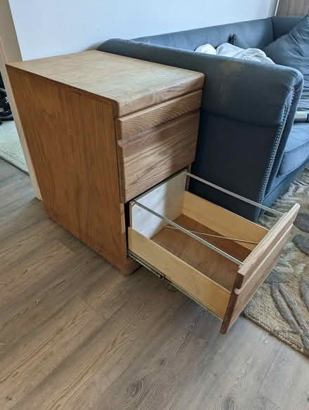 Photo of free Wooden filing cabinet (92 X 101) #2