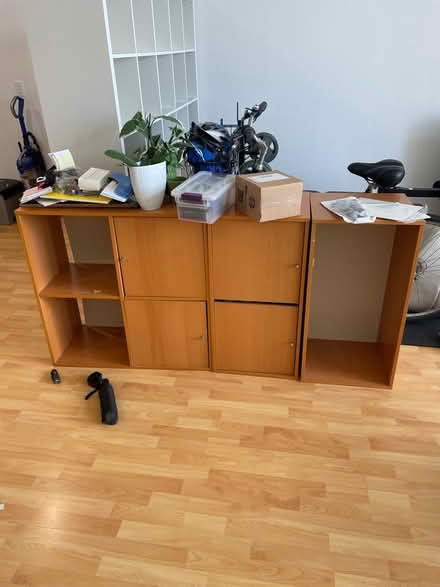 Photo of free Three piece storage unit (Larchmont) #1