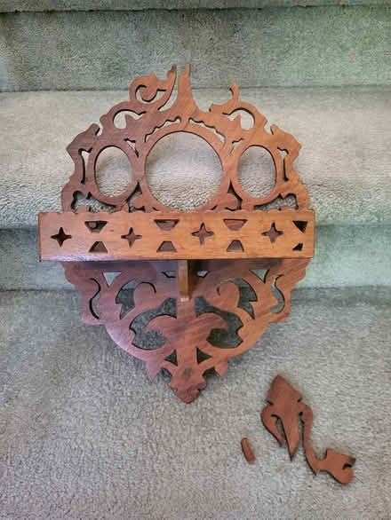Photo of free wood wall shelf (Mt Carmel area, Redwood City) #1