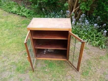 Photo of free Antique glass cabinet (OX3, Headington, Oxford) #1