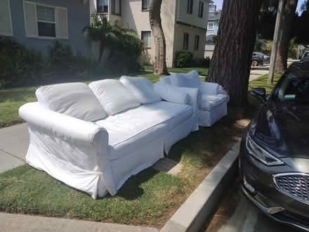 Photo of free Shabby Chic Sofa and Lounge Chair (4130 West Toluca Lake Ave) #2