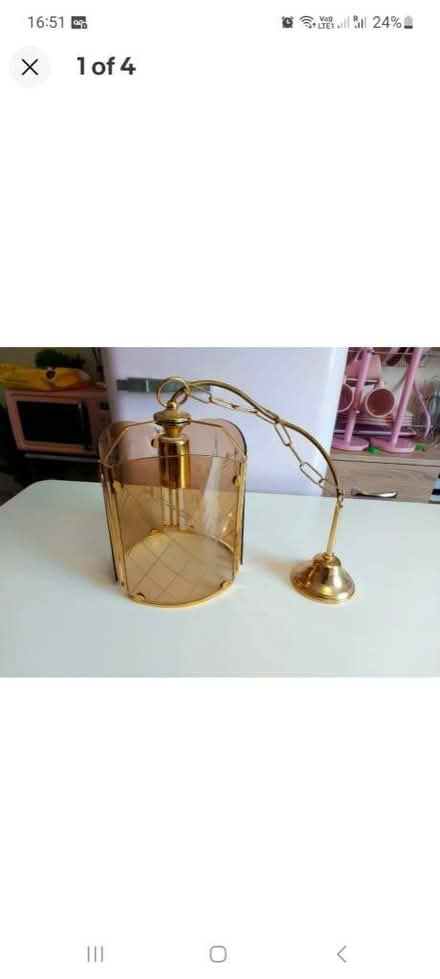 Photo of free Golden center Light holder (NP23) #2