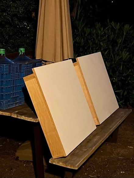 Photo of free White melamine laundry pedestals (Los Altos) #4