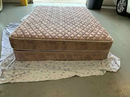 Photo of free Queen Mattress and Box Springs (Off old dominion in McLean Va) #1