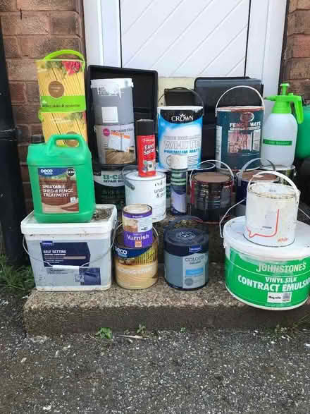 Photo of free Tins of indoor and outdoor paint (Parson Cross S35) #1