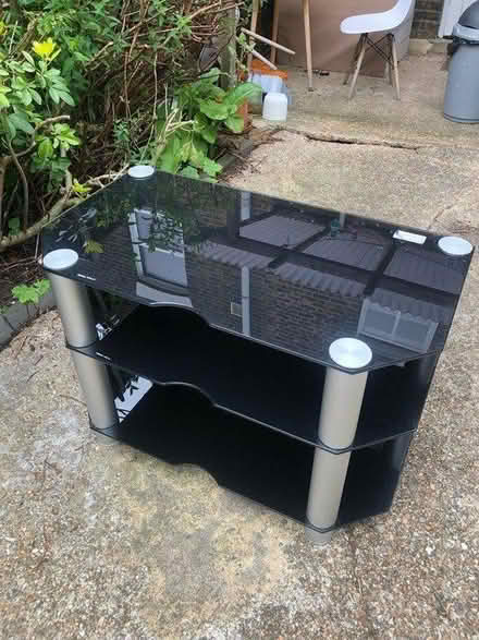 Photo of free Tv glass stand (Green Lanes N4) #1
