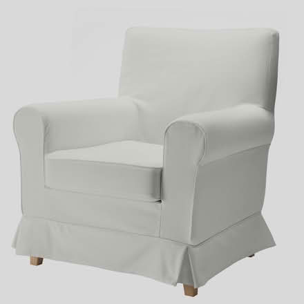 Photo of free IKEA Ektorp chair w/Jennylund cover (W. 77th Street/Col. & Amst.) #1