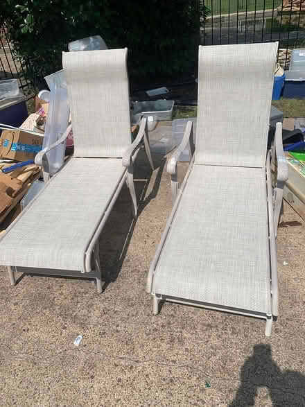 Photo of free pool loungers and table (Double Oak Tx) #2