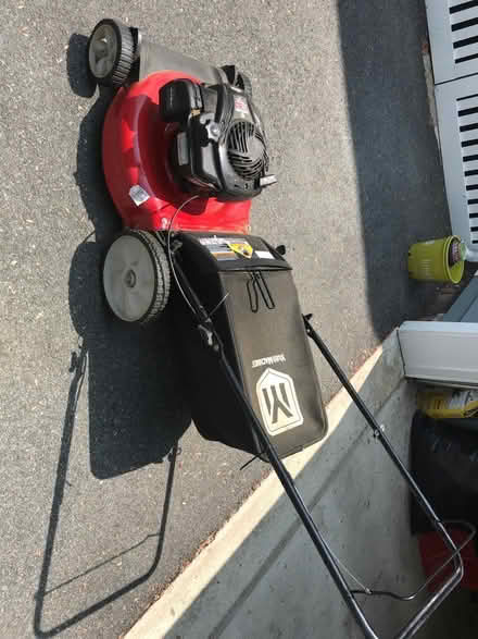 Photo of free Gas powered push mower (Bedford MA near town center) #1