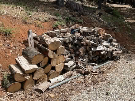 Photo of free Firewood - oak cut and split (Banner Mountain off Caroline) #1