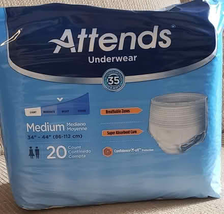 Photo of free adult incontinence underwear (Carmel Valley) #1