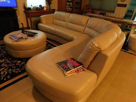 Photo of free Leather couch (Ocala Fl) #1