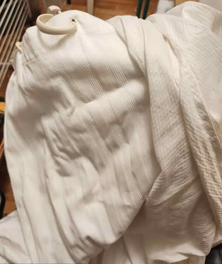 Photo of free Shower curtain, liner and hooks (Morningside Heights/UWS) #1