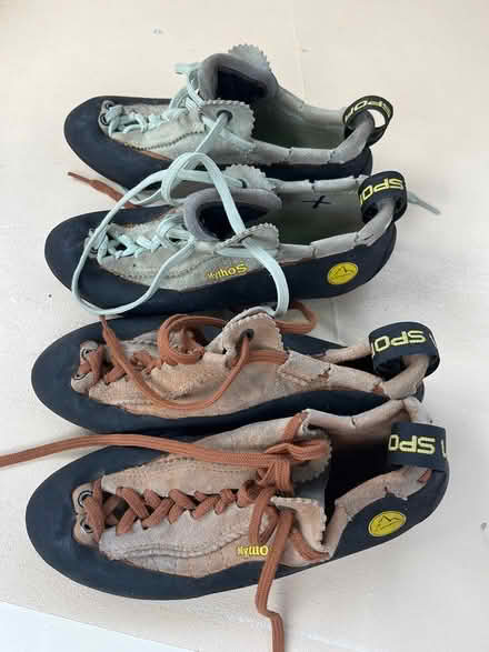 Photo of free women’s climbing shoes (size 7 ish) (Berkeley Ironworks) #1