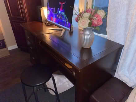 Photo of free Wooden Desk (Between Best Rd & 151) #2