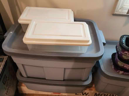 Photo of free Various plastic storage tubs (Glenview near Northbrook) #1