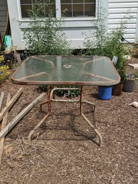 Photo of free Glass Top Patio Table Ready 4 Paint (Manassas/Clifton) #1