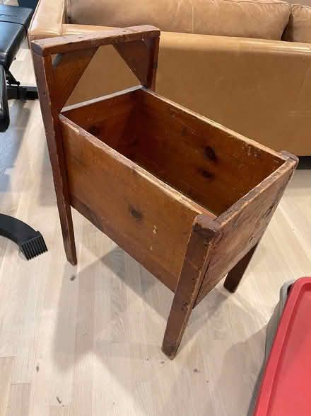 Photo of free Vintage crib? Container? (Vienna) #1