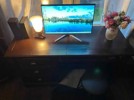 Photo of free Wooden Desk (Between Best Rd & 151) #3