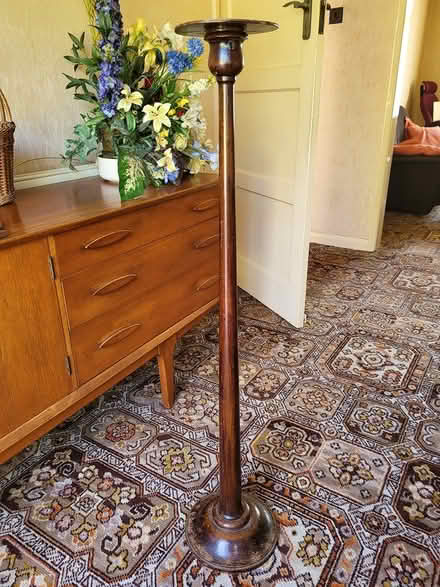 Photo of free Tall wooden pedestal (Hove, BN3) #2