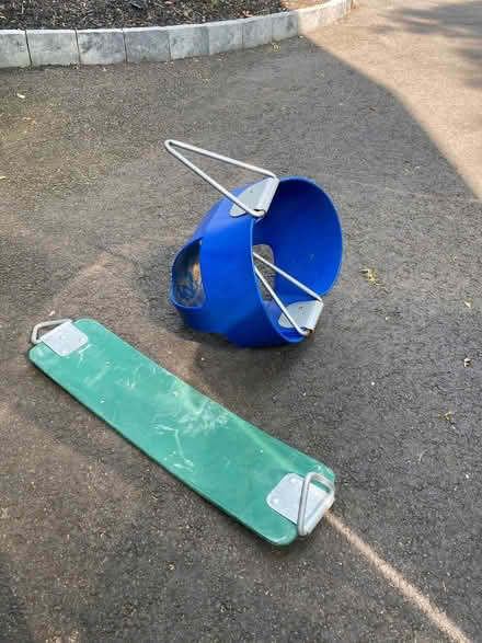 Photo of free Swing set seats (Basking ridge) #1