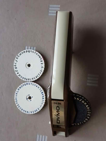 Photo of free Dymo embossing tape machine (Oakleigh South) #1