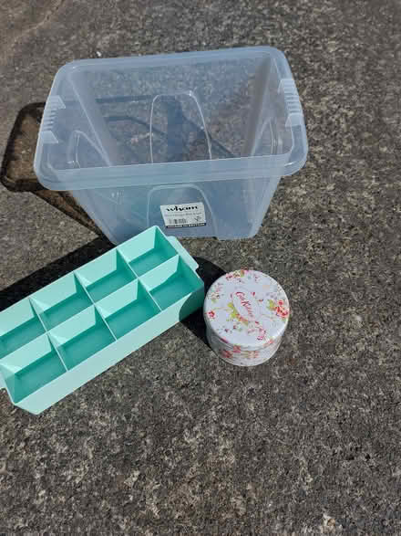 Photo of free Plastic box & a few bits (Bowerham area Lancaster) #1