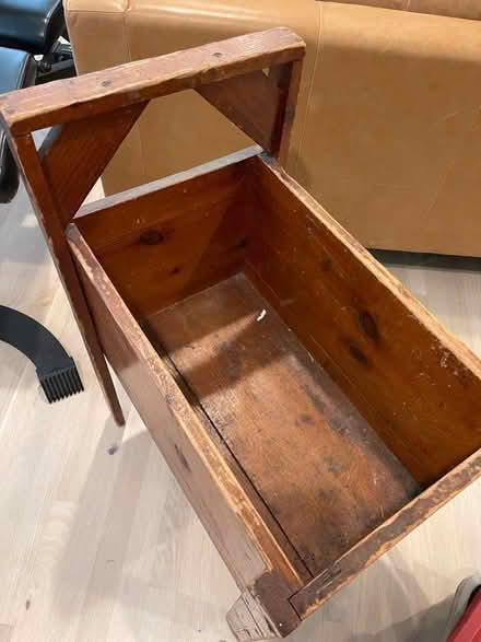 Photo of free Vintage crib? Container? (Vienna) #2