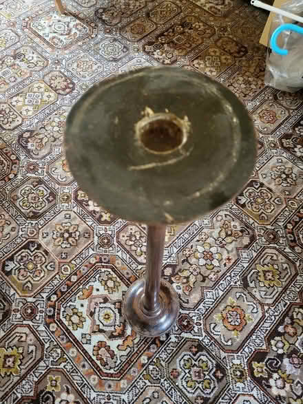 Photo of free Tall wooden pedestal (Hove, BN3) #1
