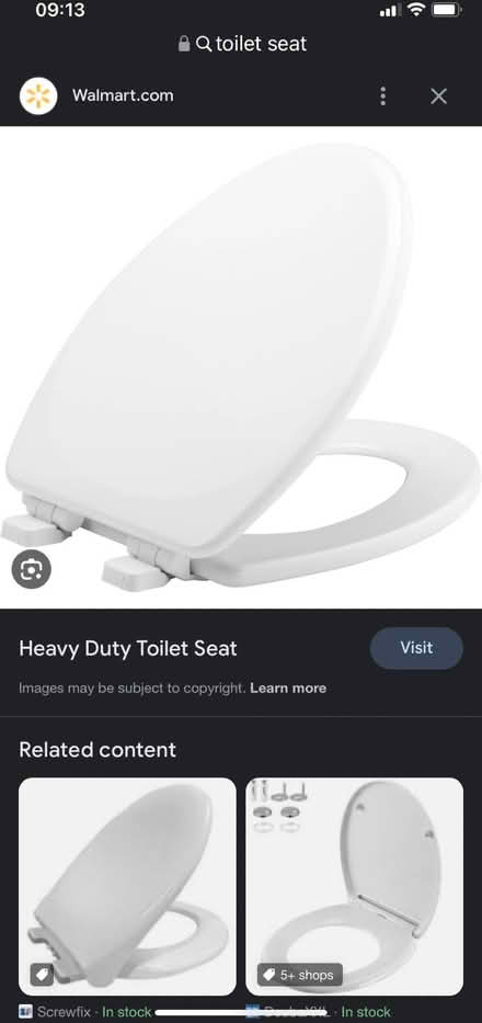 Photo of Toilet seat (Caversham RG4) #1
