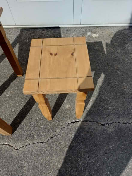 Photo of free Two wooden side Tables (Bowerham area Lancaster) #2