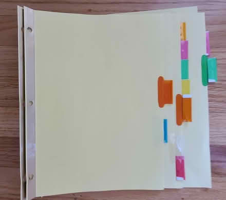 Photo of free Binder dividers (cupertino near library) #1
