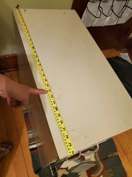Photo of free 2 drawer filing cabinet (Roslindale) #3