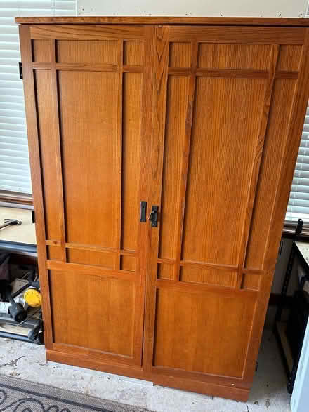 Photo of free solid wood computer hutch (Jacksonville) #2