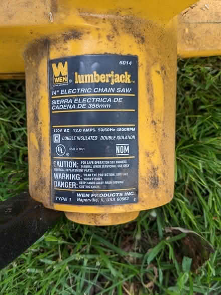 Photo of free Electric corded chain saw (West Seattle/White Center) #1